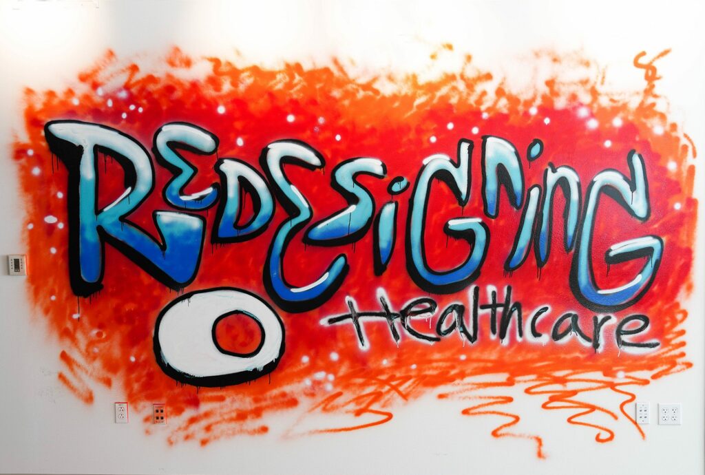 Austin Demo Grafitti (Redesigning Healthcare)