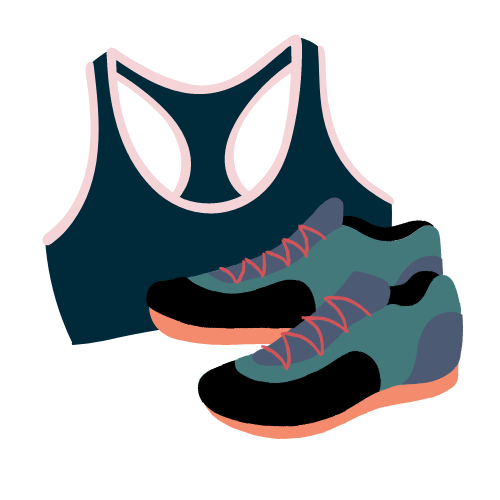 workout gear graphic