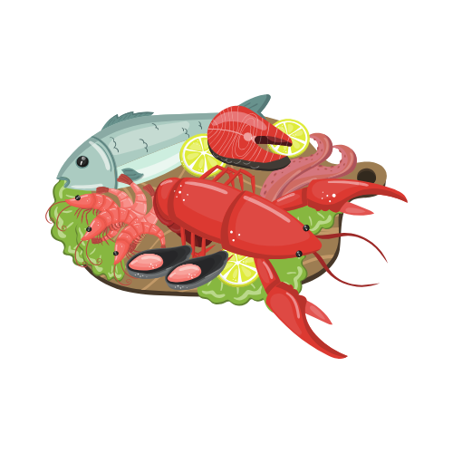 seafood graphic