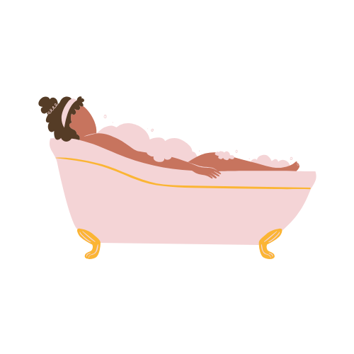 hot bath graphic