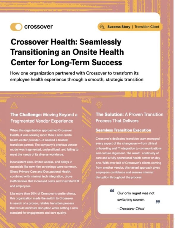 Download Our Transition Success Story Crossover Health